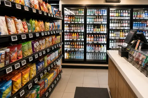 Tiny shelves, frequent SKU turns